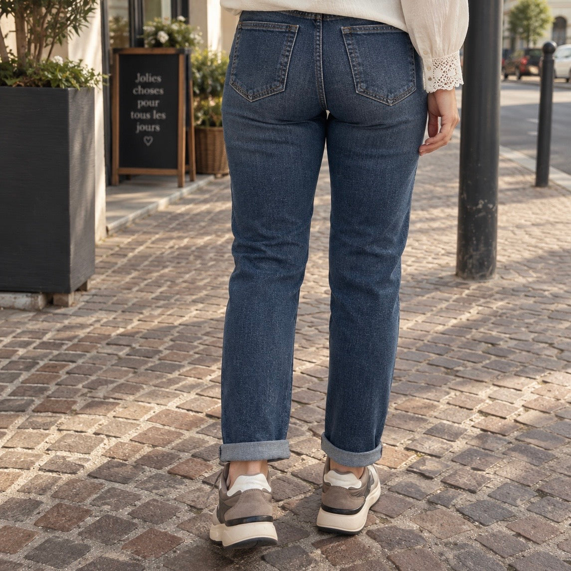 Jean mom femme