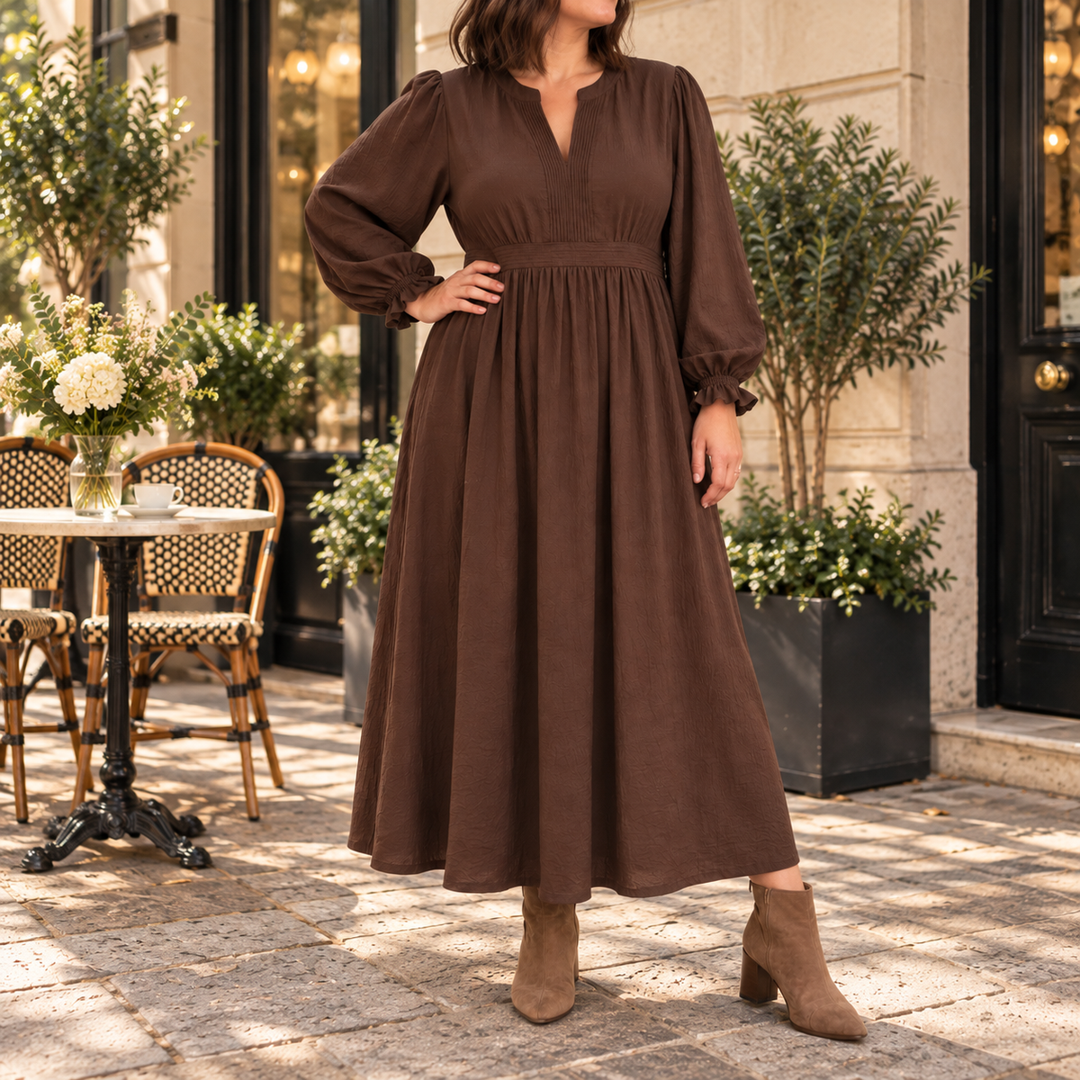 Robe Constantine manches longues