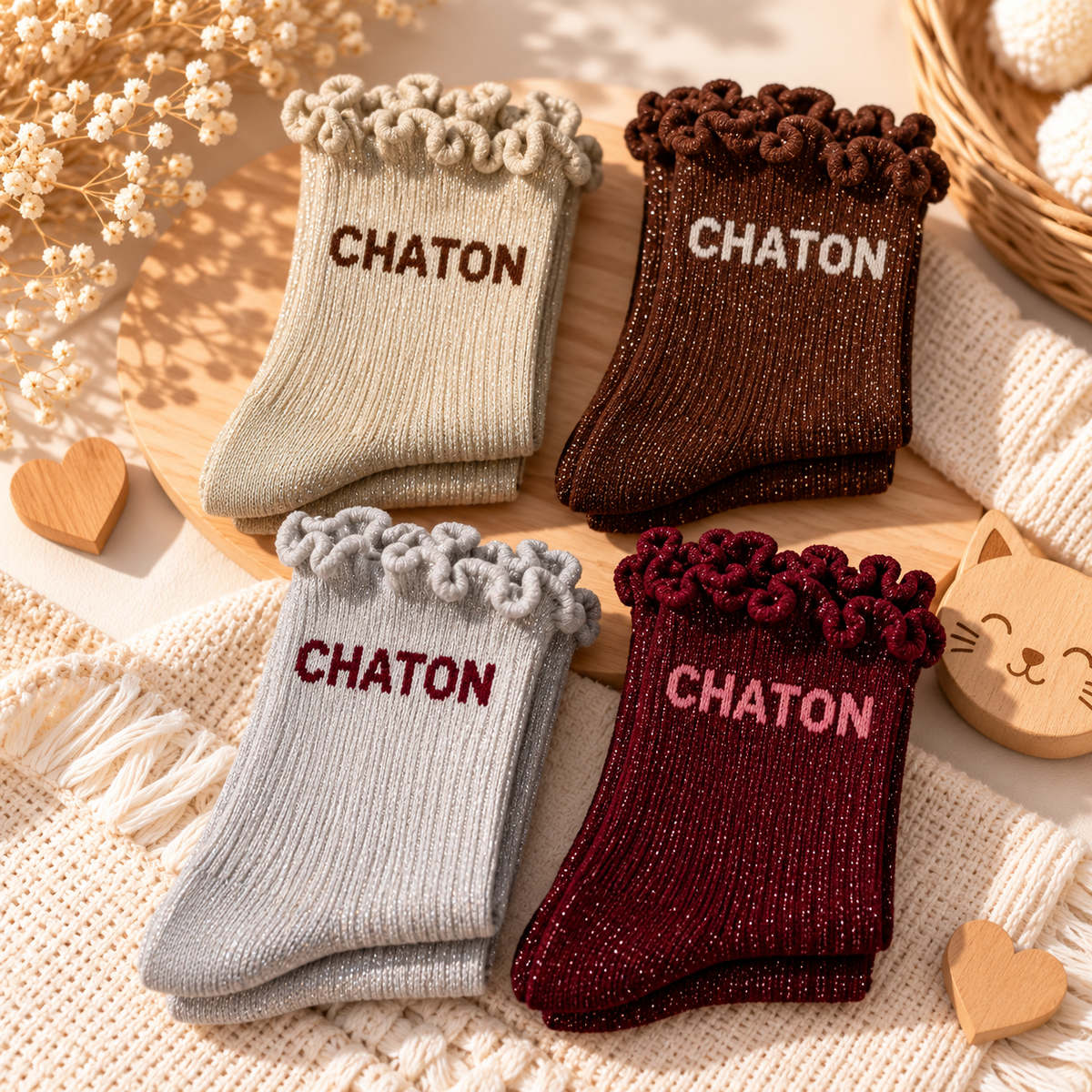 Chaussettes enfants CHATON