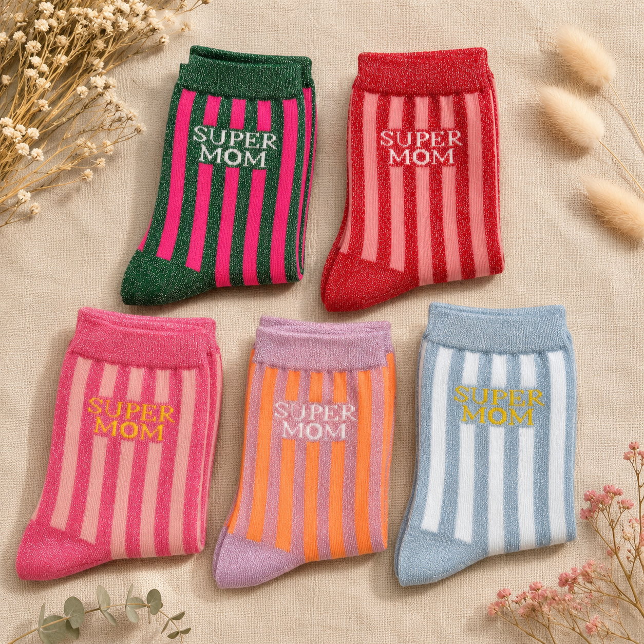 Chaussettes super Mom