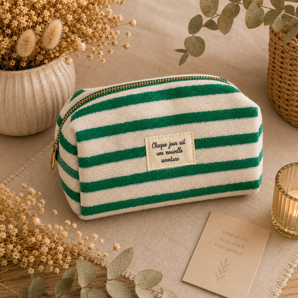 Trousse de toilette éponge