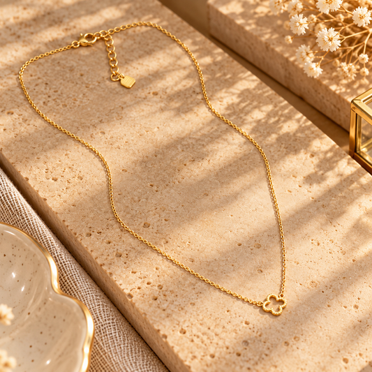 Collier mini trèfle