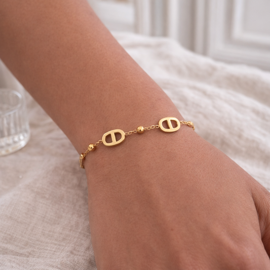 Bracelet 3 maillons Tina