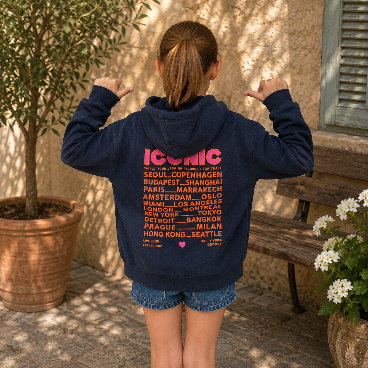 Gilet marine ICONIC