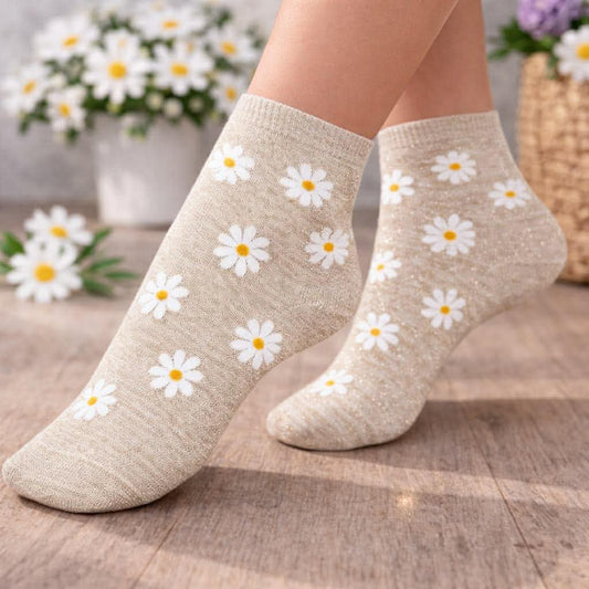 Chaussettes marguerites