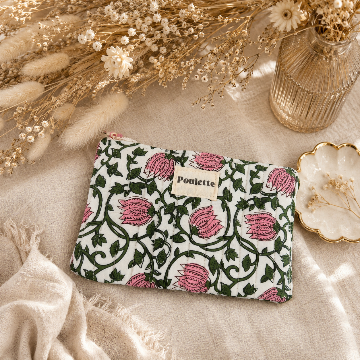 Pochette matelassée