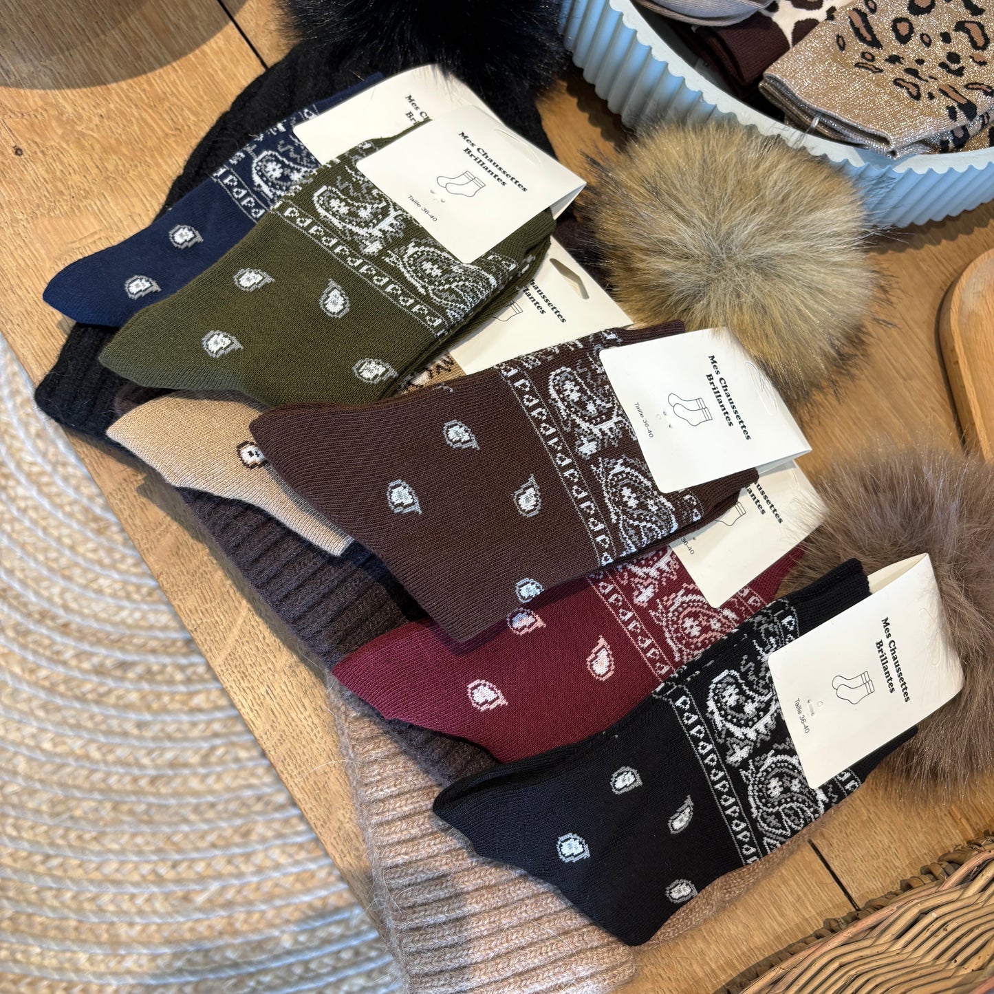 Chaussettes Bandana