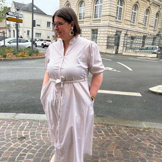 Robe rayée Amandine