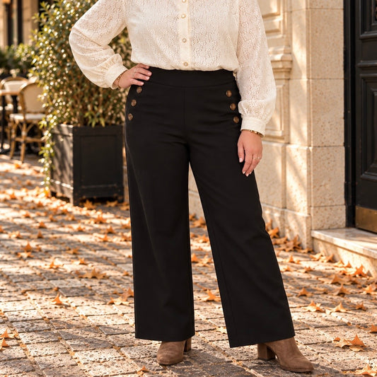 Pantalon fluide Gaby noir