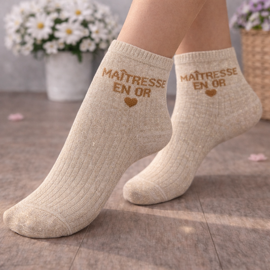 Chaussettes Maîtresse en or