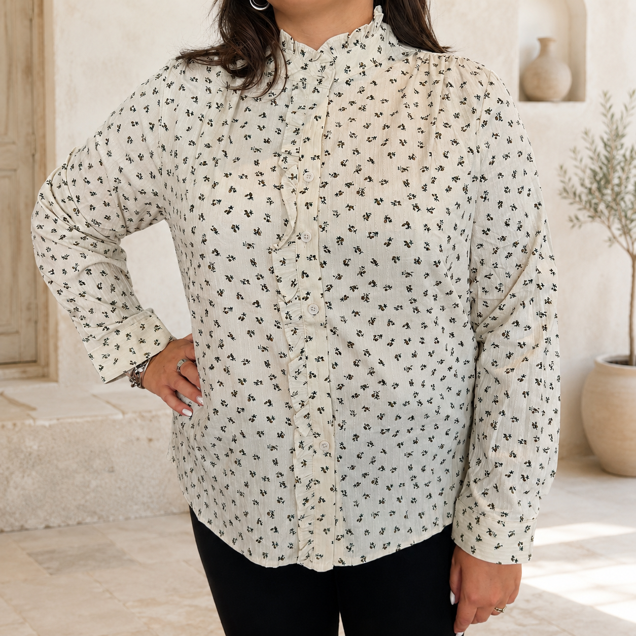 Blouse Violette grande taille