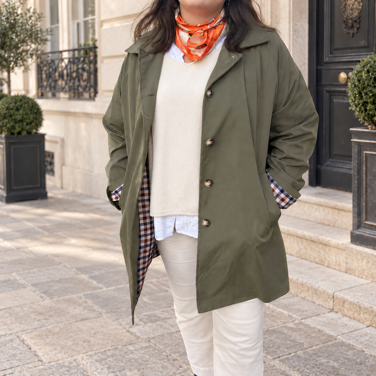 Trench long Louisa