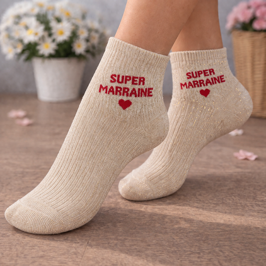 Chaussettes Super marraine