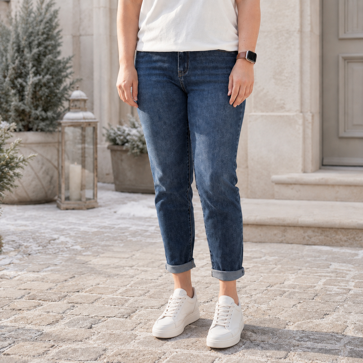 Jean mom femme