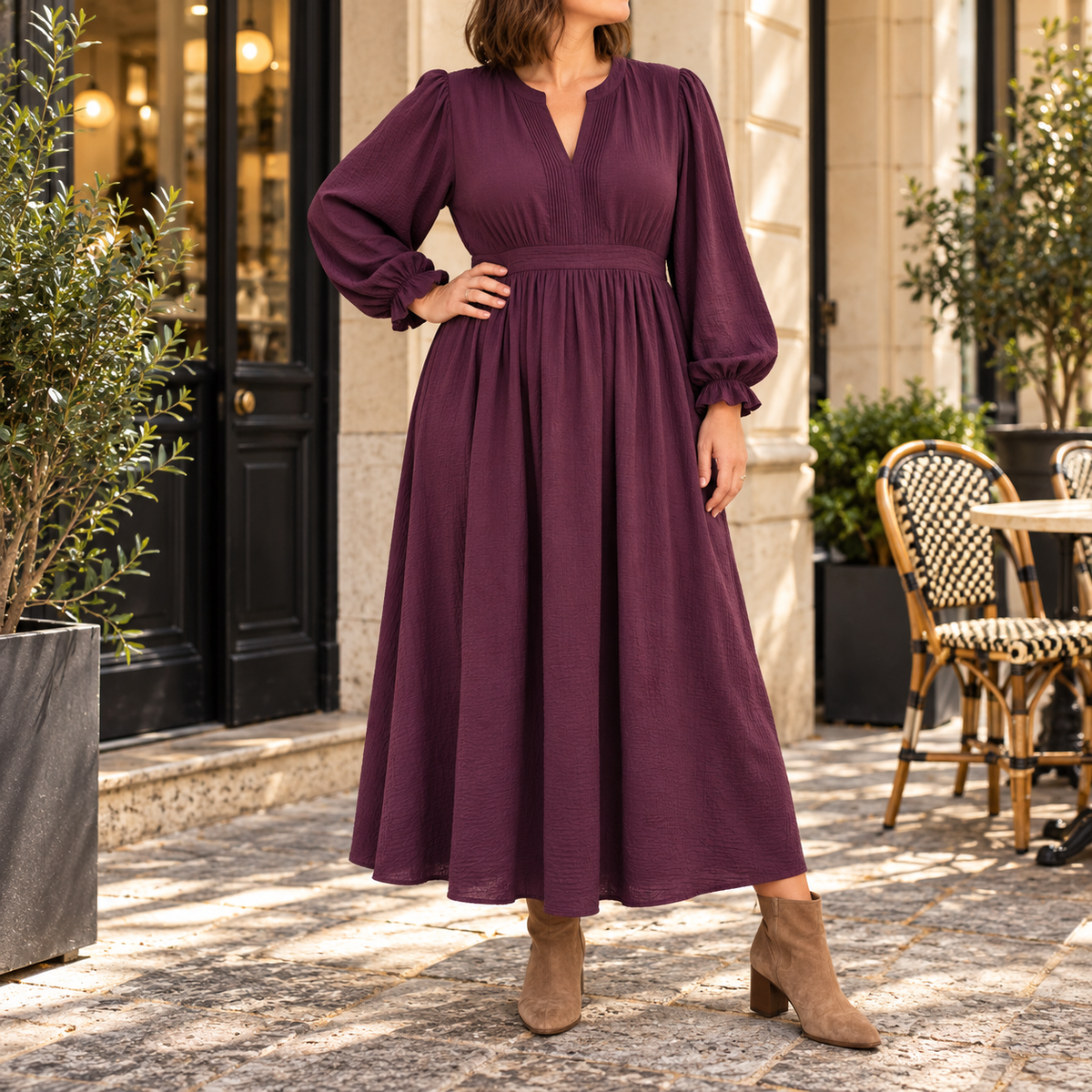 Robe Constantine manches longues