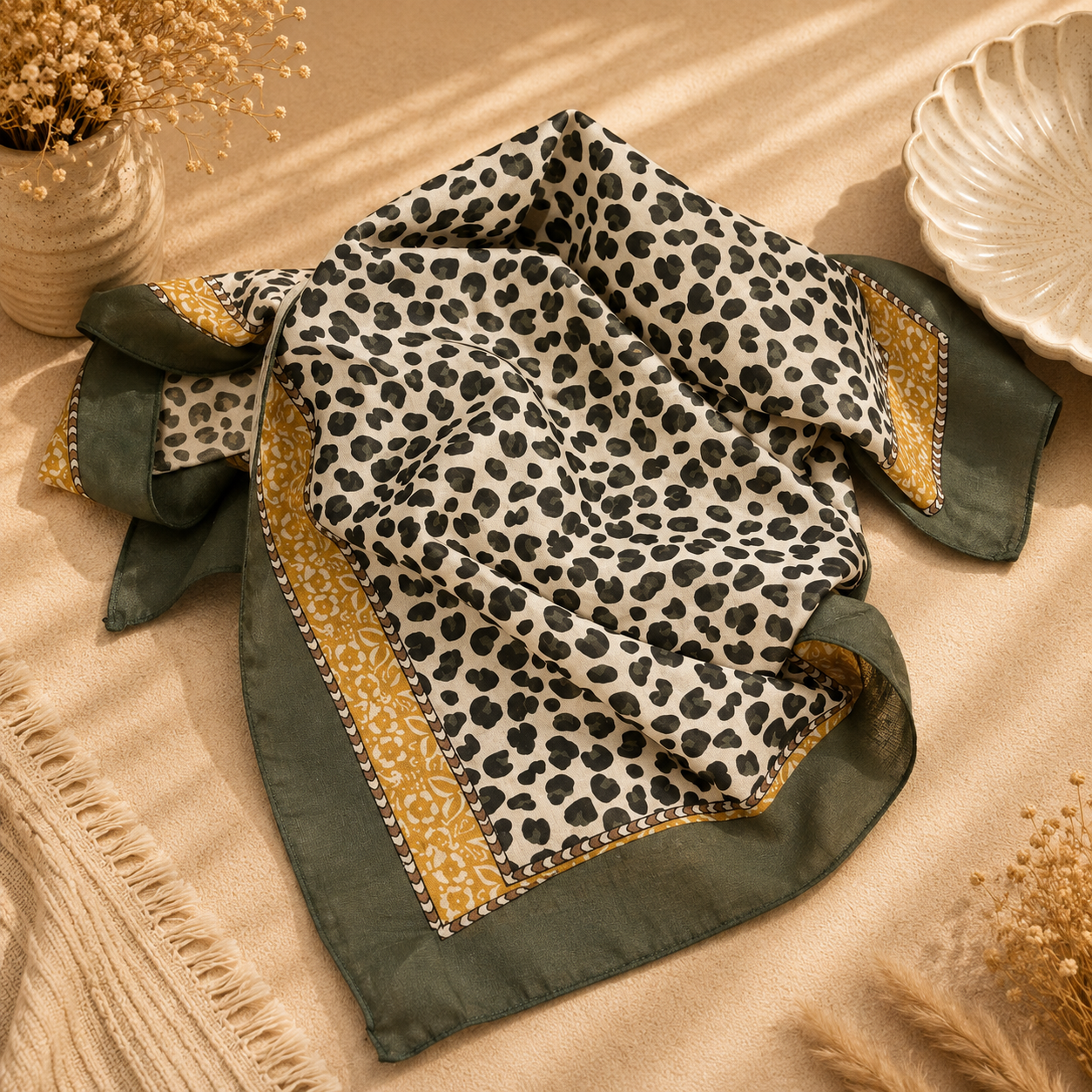 Foulard coton 70x70cm