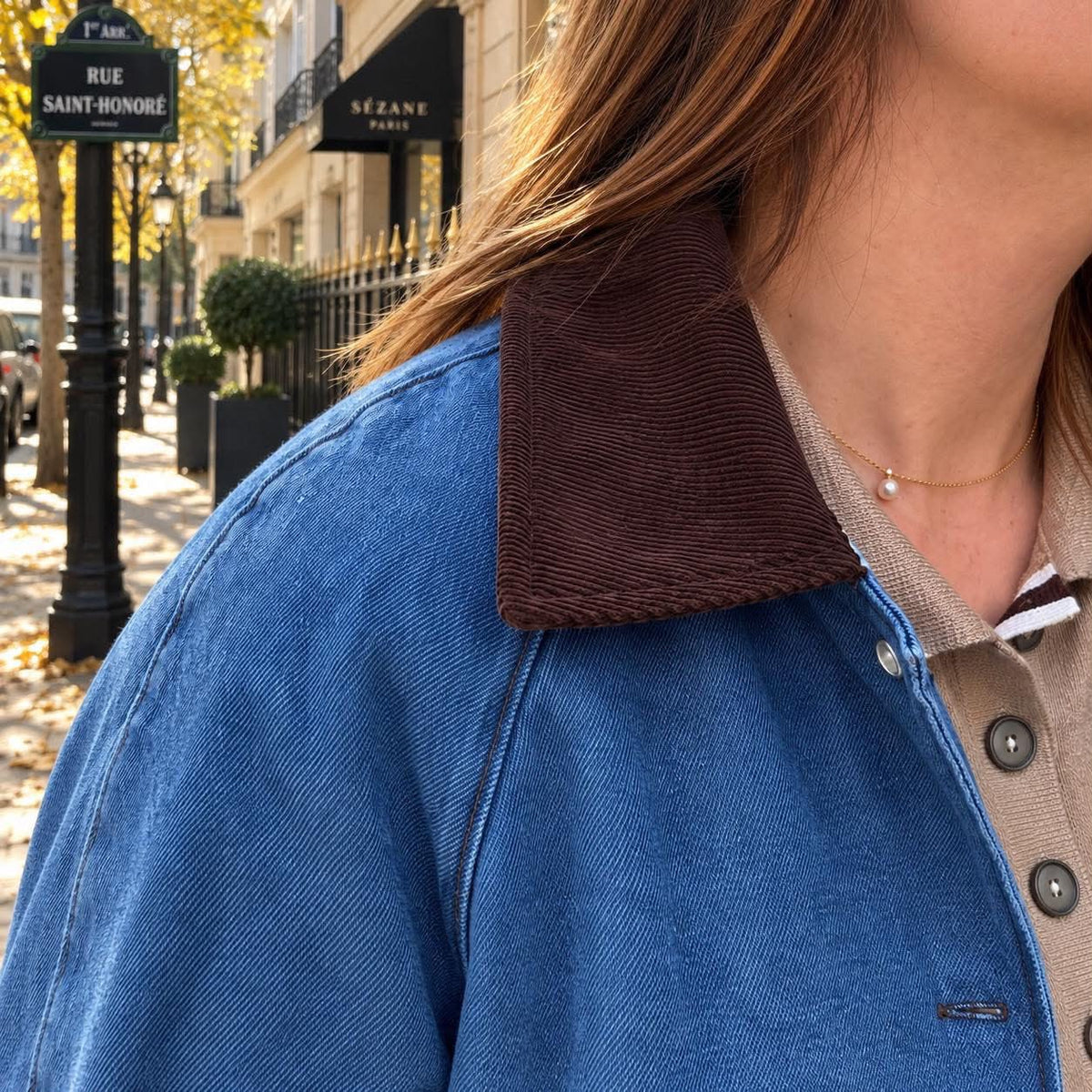 Veste en jean Solange