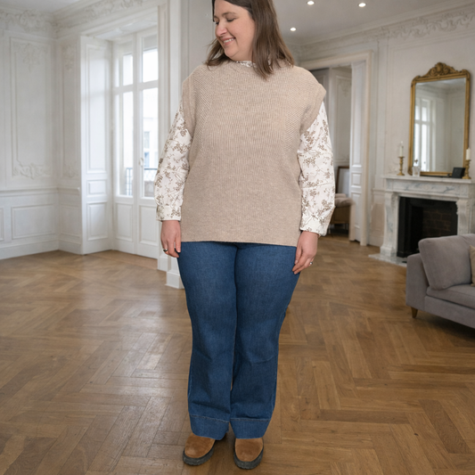 Plastron Marius beige
