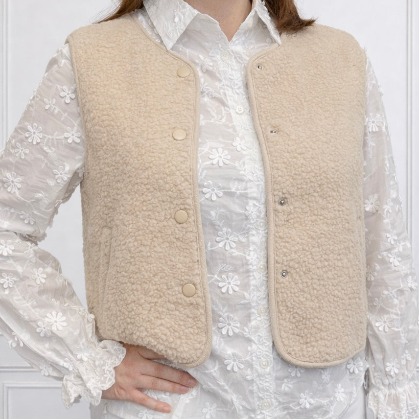 Gilet Berger Beige