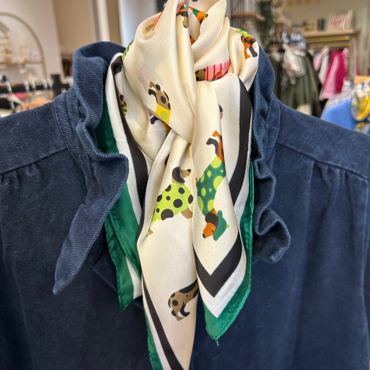 Foulard Teckel Satiné
