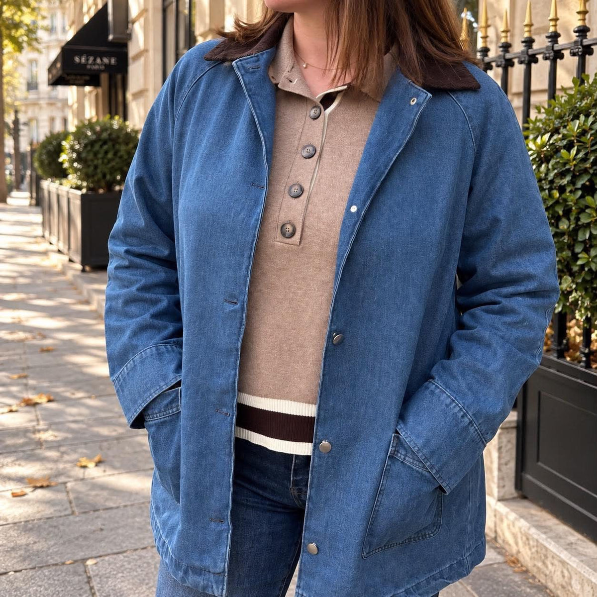 Veste en jean Solange