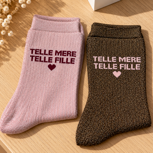 Chaussettes ado Telle mère telle fille