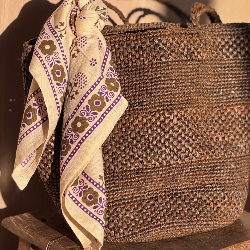 Petit foulard Anastasia Beige