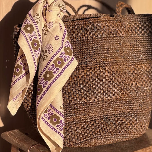 Petit foulard Anastasia Beige