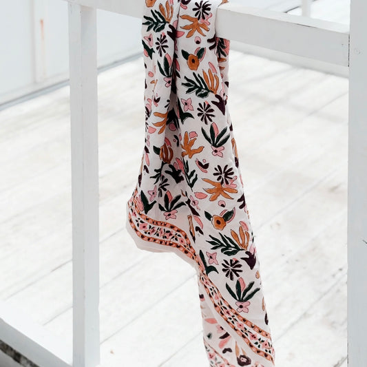 Grand foulard Matis Corail