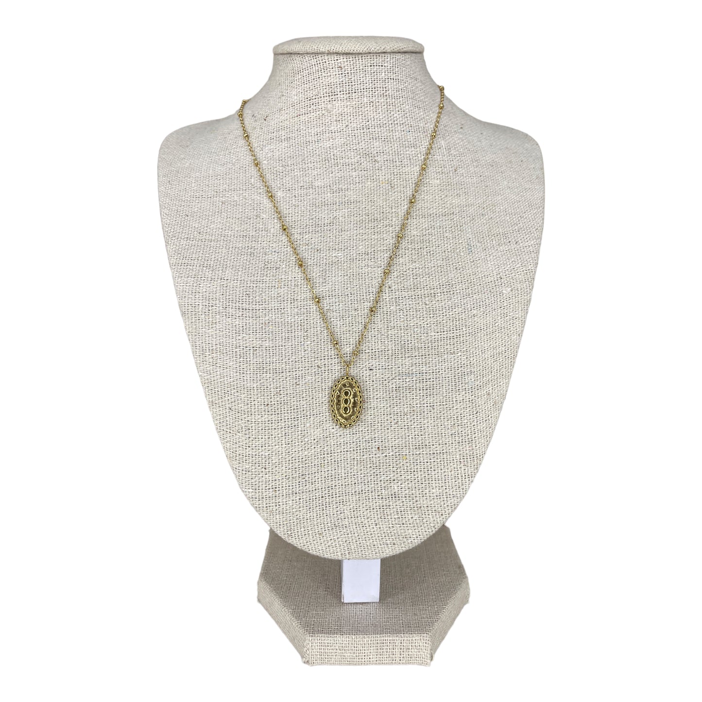 Collier médaillon ovale