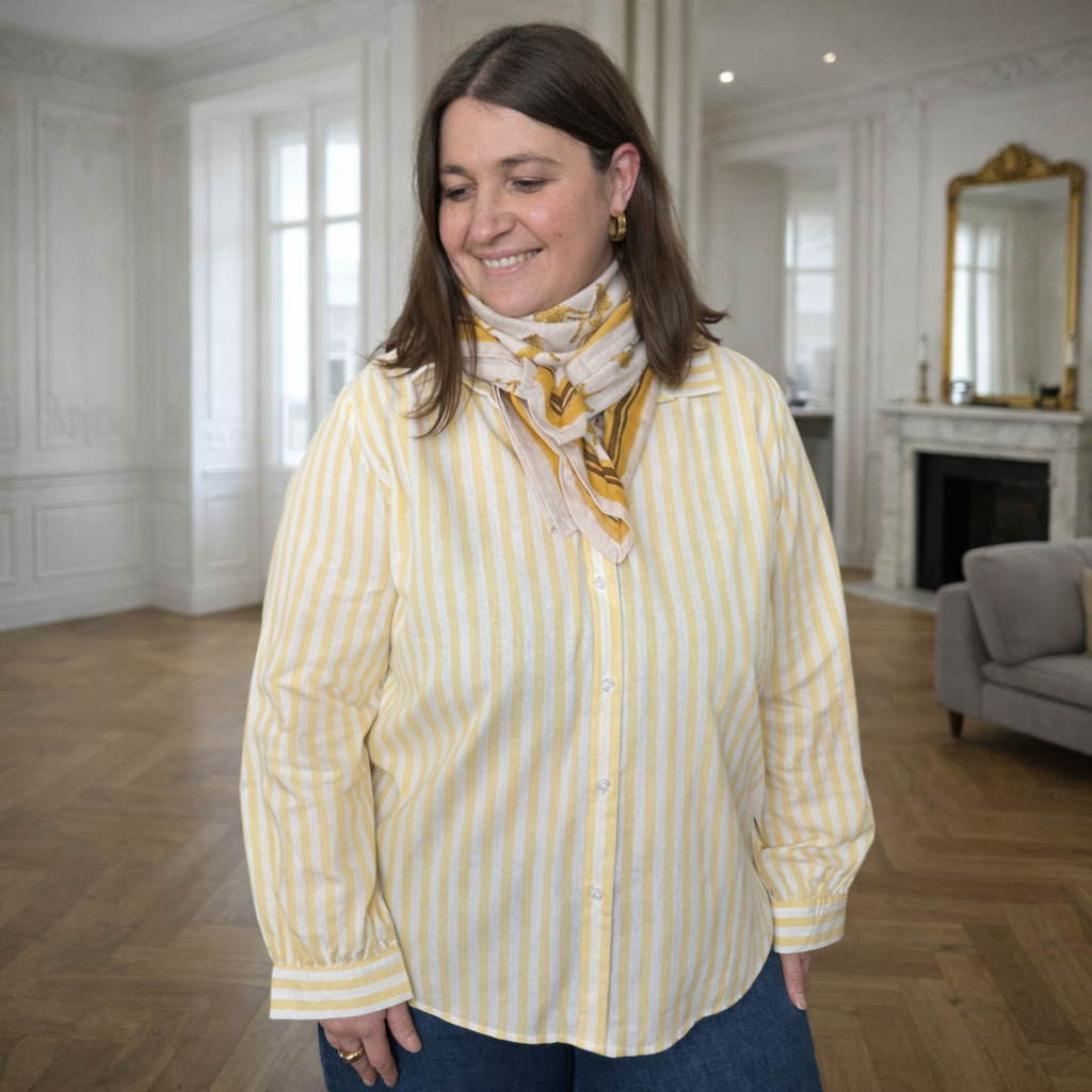 Selection de vêtements femme grande taille du 44 au 50 disponible à l'atelier n°1, boutique de prêt à porter et accessoires à saint Quentin 