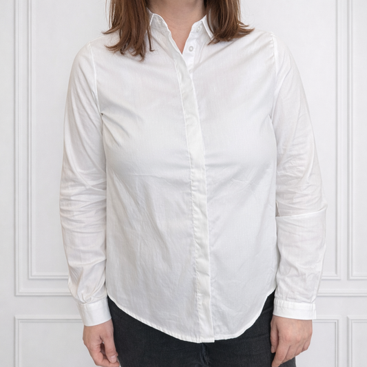 chemise blanche femme plumetis
