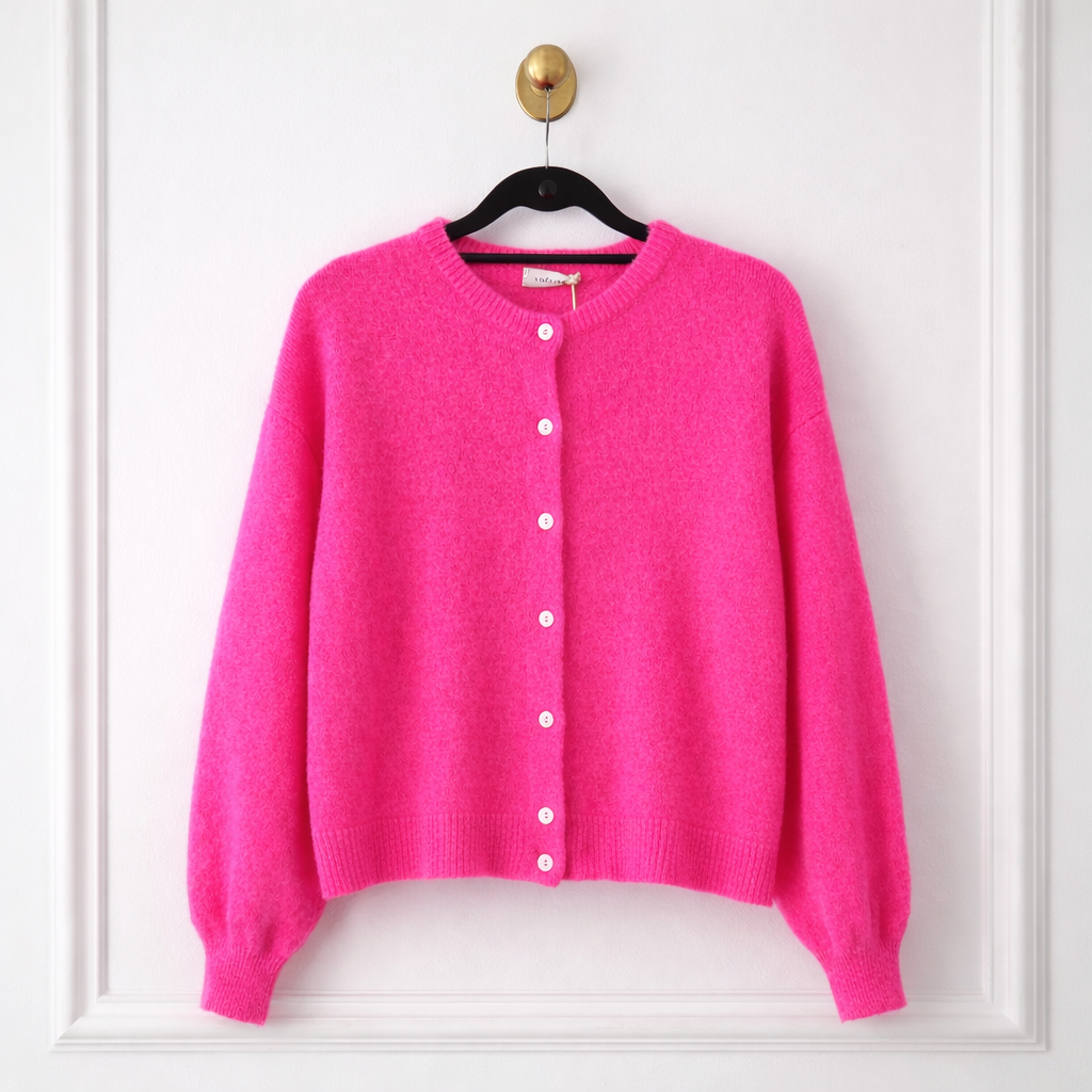 gilet rose fluo