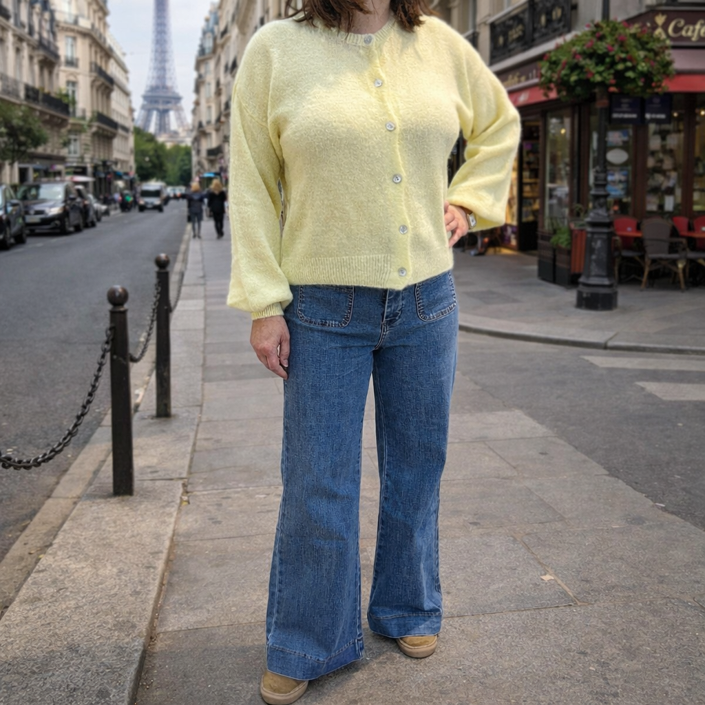 gilet alpaga femme