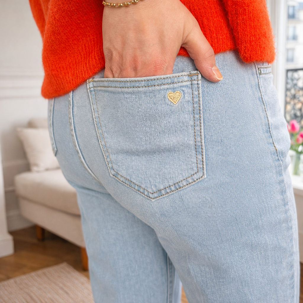 jean wide leg femme, l'atelier numero 1