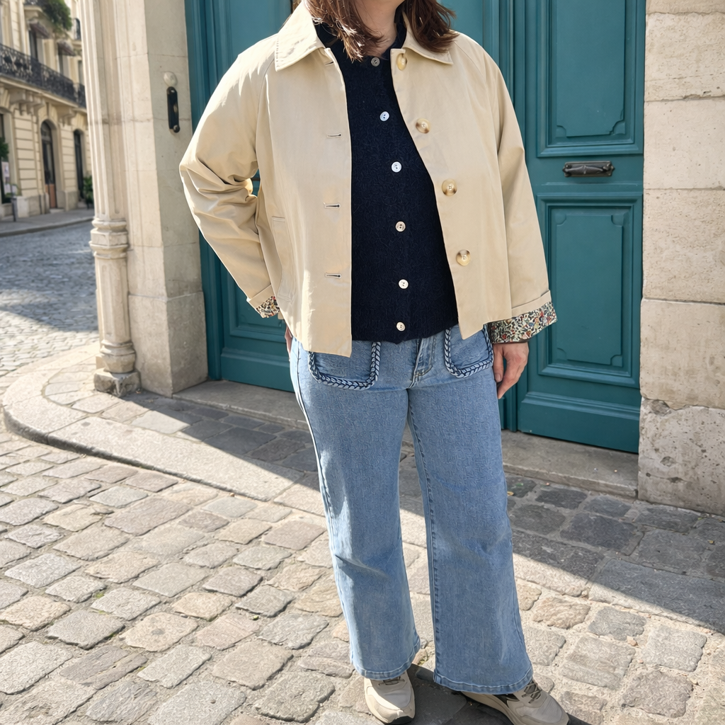 jean poche plaquée, Wide leg, l'atelier numéro 1