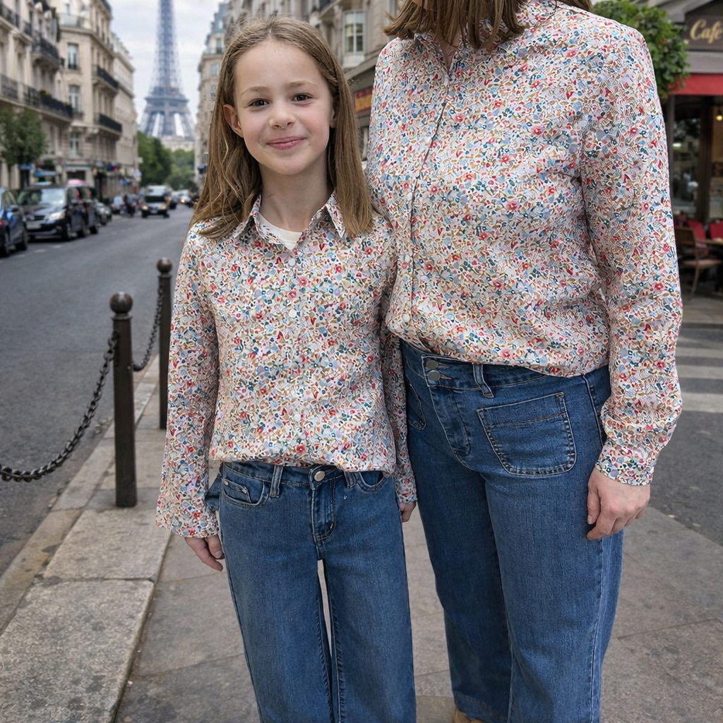 chemise match mere fille
