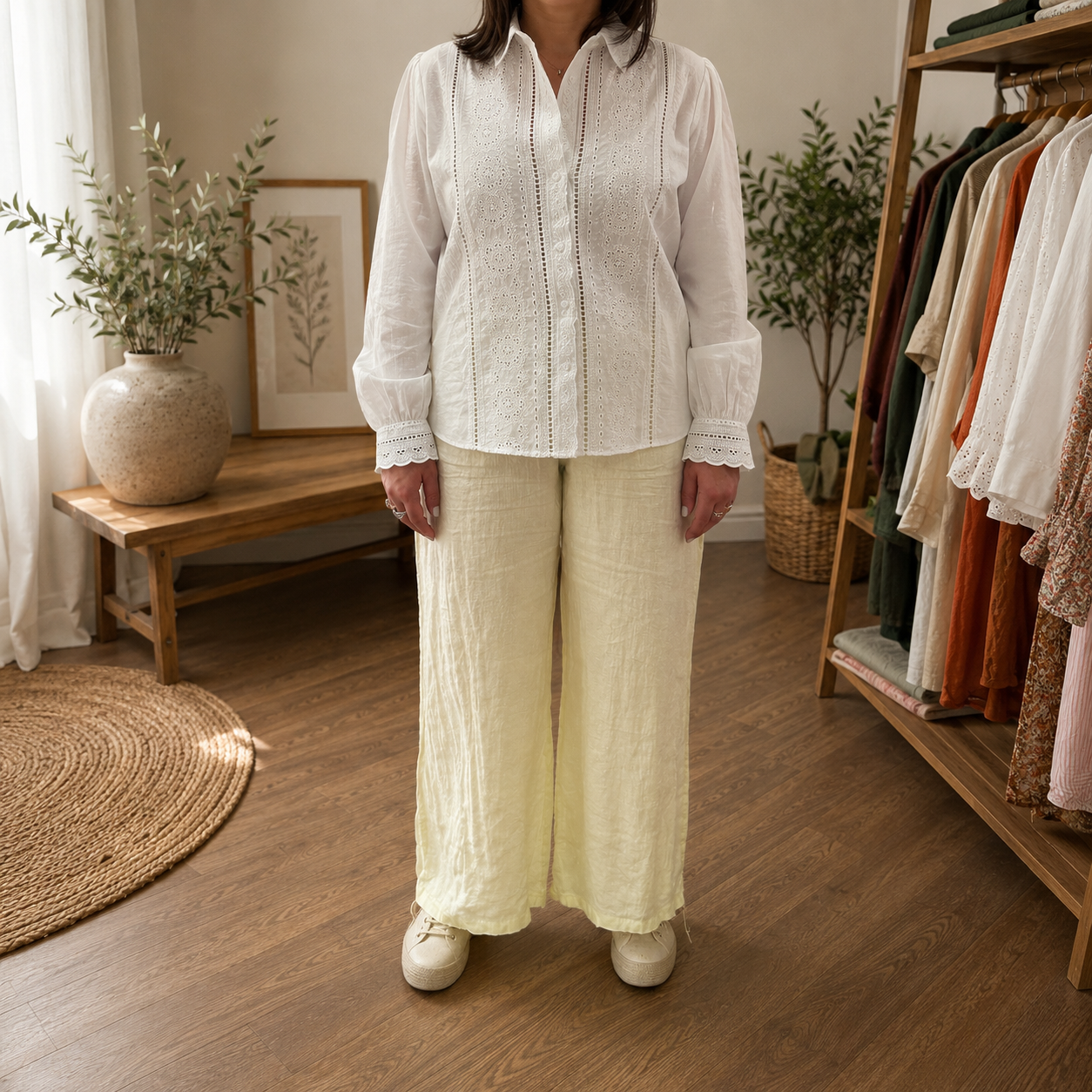 Selection de vêtements femme grande taille du 44 au 50 disponible à l'atelier n°1, boutique de prêt à porter et accessoires à saint Quentin 