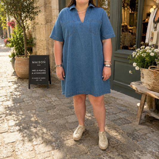 Selection de vêtements femme grande taille du 44 au 50 disponible à l'atelier n°1, boutique de prêt à porter et accessoires à saint Quentin 