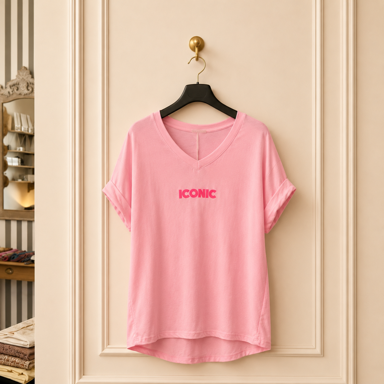 Selection de vêtements femme grande taille du 44 au 50 disponible à l'atelier n°1, boutique de prêt à porter et accessoires à saint Quentin 
